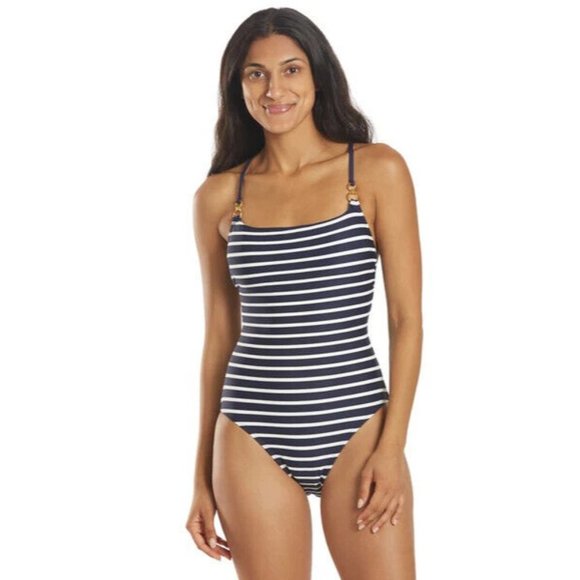 La Blanca Swim La Blanca Capri Stripe Lingerie Mio One Piece